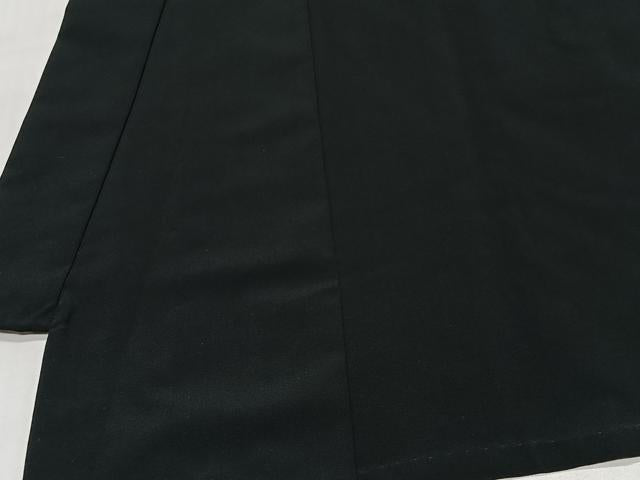 平和屋着物#男性 道中着 黒紋付 単衣 洗える着物 CABL4228ua