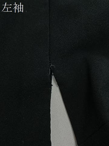 平和屋着物#男性 道中着 黒紋付 単衣 洗える着物 CABL4228ua