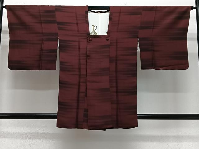 平和屋着物#道行コート 霞文 暈し染め 正絹 逸品 CABL4287ua