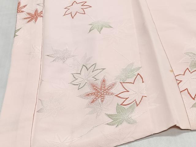 平和屋着物#羽織 寿光織 枝葉文 銀糸 正絹 逸品 CABL4295ua