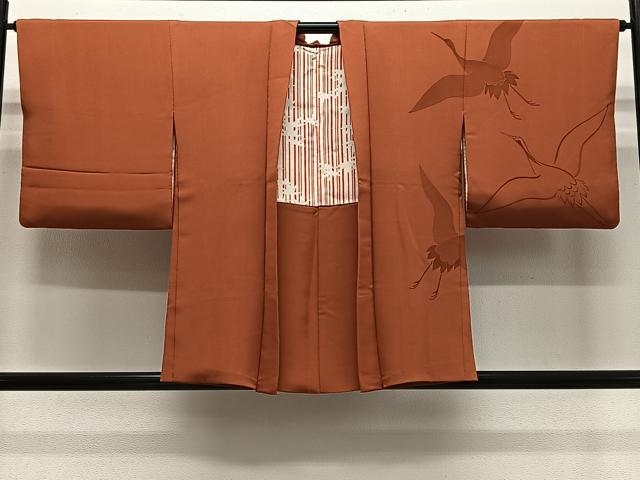 平和屋着物#羽織 飛鶴文 正絹 逸品 CABL4300ua