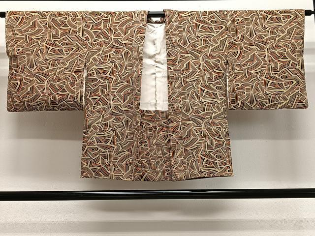 平和屋着物#羽織 幾何学文 正絹 逸品 CABL4310ua