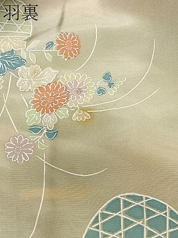 平和屋着物#道行コート 風景文 正絹 逸品 未使用 CABL4316ua