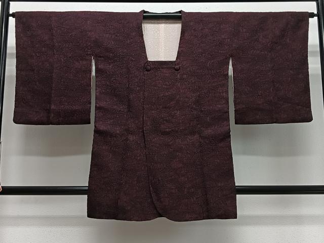 平和屋着物#道行コート 抽象文様 正絹 逸品 CABL4332ua
