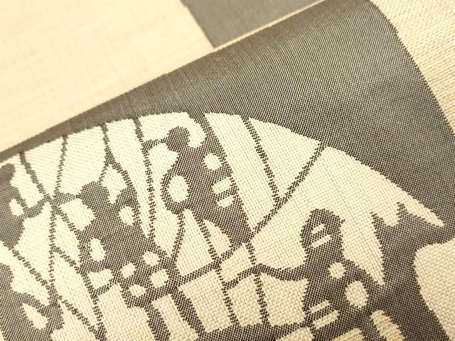 平和屋着物●名門木屋太 今河織物 六通柄袋帯 動物人物文 正絹 逸品 CABL4423dy