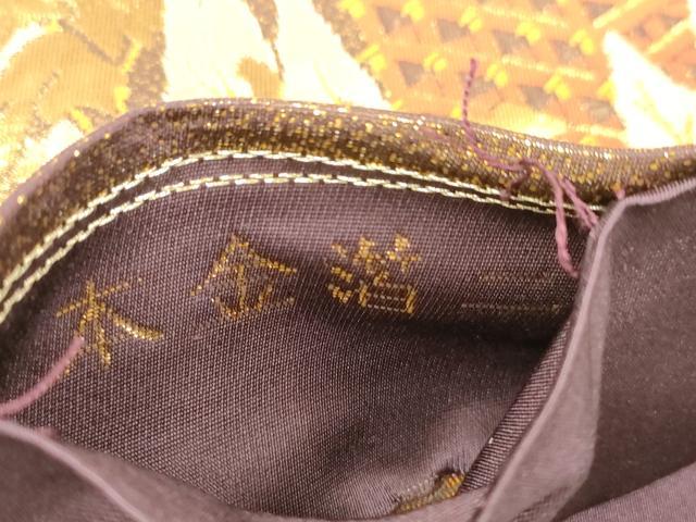 平和屋本店▼六通柄袋帯 風景文 本金二重引箔 正絹 逸品 CABL4604dy