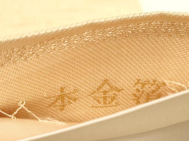 平和屋本店▼六通柄袋帯 有職錦秀文 本金箔 正絹 逸品 CABL4609dy