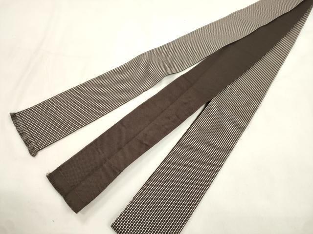 平和屋着物●男性 角帯 格子柄 CABL4653dy