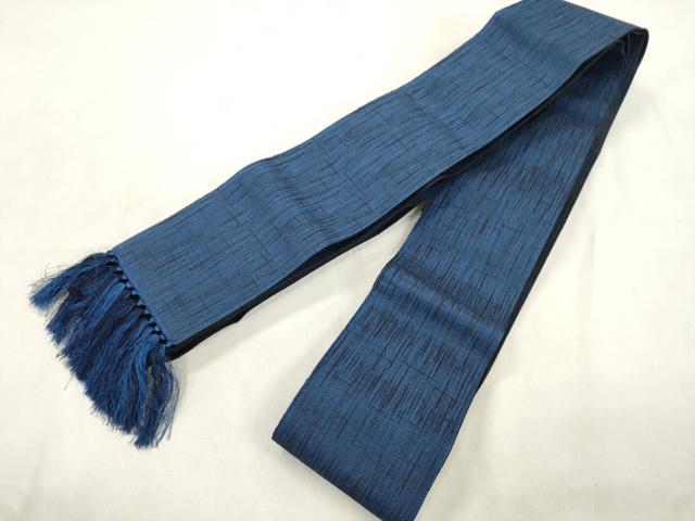 平和屋着物●男性 角帯 霞文 正絹 逸品 未使用 CABL4676dy