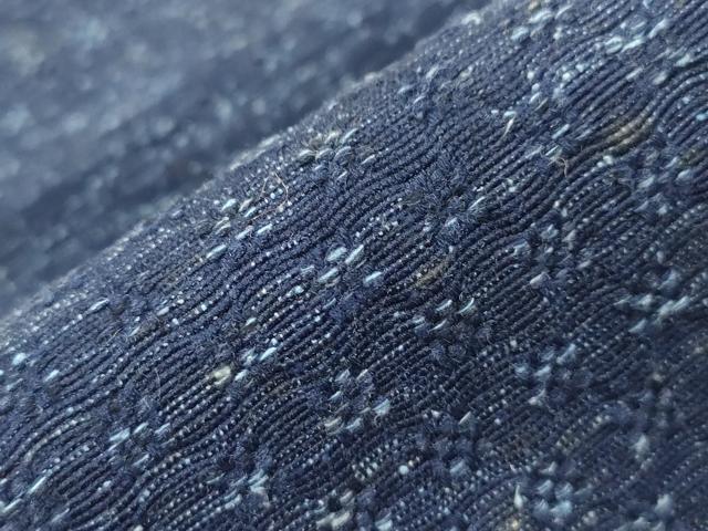 平和屋着物●男性 角帯 霞文 正絹 逸品 CABL4677dy