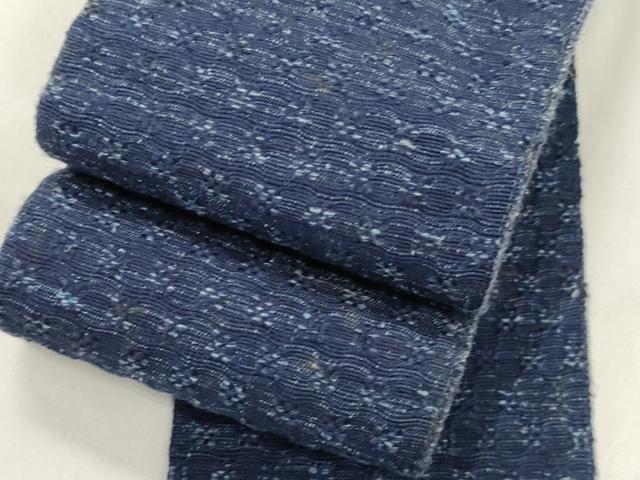 平和屋着物●男性 角帯 霞文 正絹 逸品 CABL4677dy