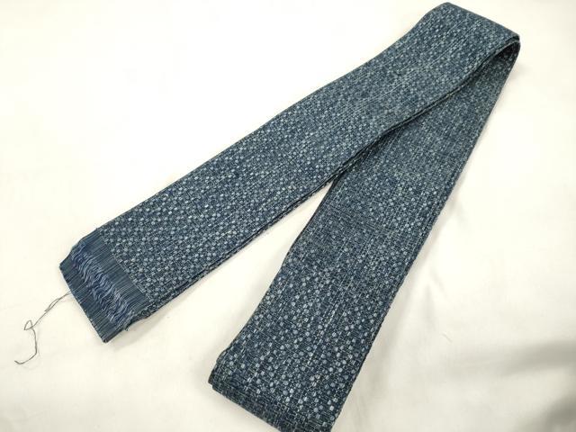 平和屋着物●男性 本場筑前博多織 角帯 霞文 正絹 逸品 CABL4778dy