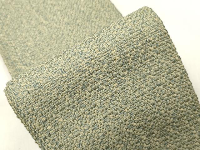 平和屋着物●男性 本場筑前博多織 角帯 霞文 正絹 逸品 CABL4783dy