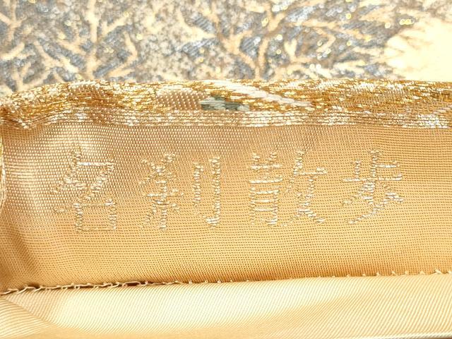 平和屋本店▼六通柄袋帯 名刹散歩 本金箔 正絹 逸品 CABL4869hy