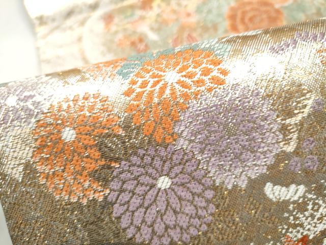 平和屋本店▼佐賀錦 六通柄袋帯 京絵巻 本金二重箔 正絹 逸品 CABL4921hy