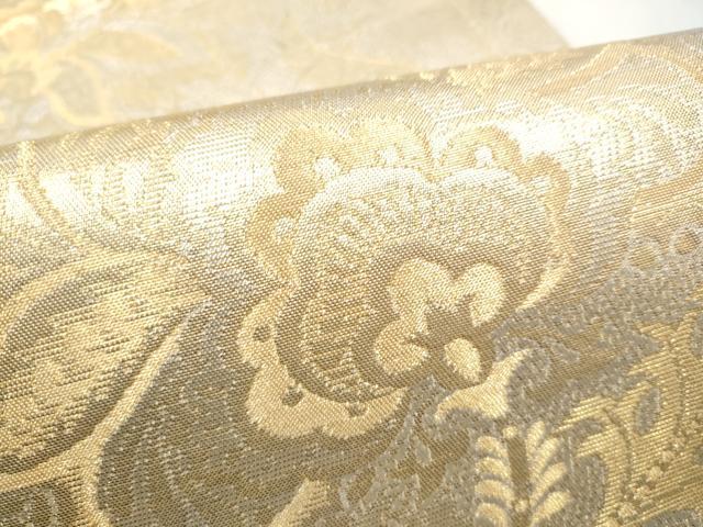 平和屋本店▼六通柄袋帯 珀雅 貳拾四金箔 正絹 逸品 CABL4981hy