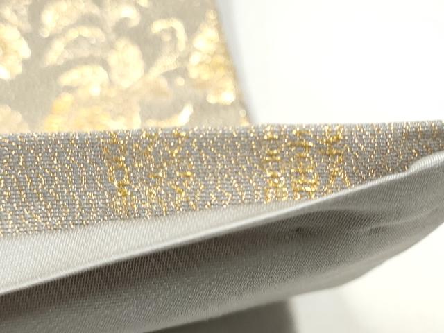 平和屋本店▼六通柄袋帯 唐織 綴織 鳳凰花唐草文 本金箔 正絹 逸品 CABL5014hy