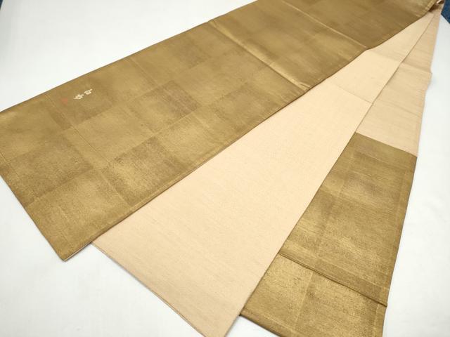 平和屋着物●みのむし工芸作家 草苑白水 太鼓柄袋帯 蓑虫 楽器 正絹 逸品 CABL5117hy
