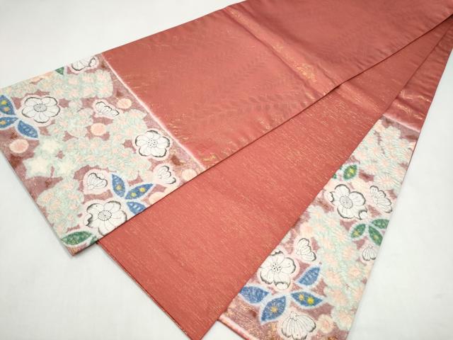 平和屋着物●太鼓柄袋帯 三好一彩 絞り 辻が花 ラメ糸 正絹 逸品 CABL5125hy