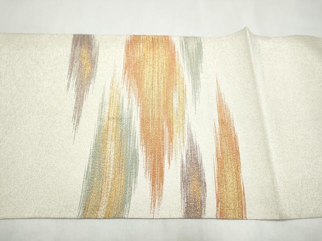 平和屋着物●太鼓柄袋帯 綴れ 霞文 金糸 正絹 逸品 CABL5162hy