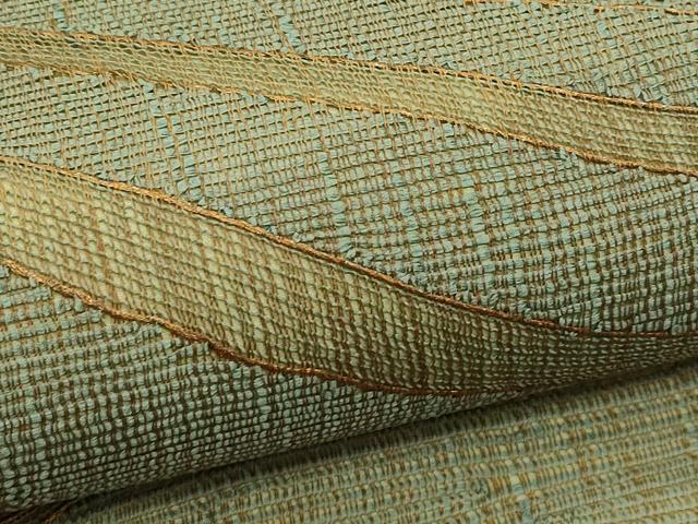 平和屋着物*夏物 太鼓柄袋帯 櫛織 抽象文 正絹 逸品 CABL5222rv