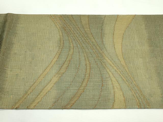 平和屋着物*夏物 太鼓柄袋帯 櫛織 抽象文 正絹 逸品 CABL5222rv