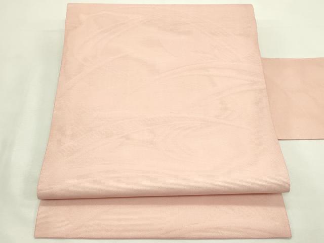 平和屋着物*夏物 九寸名古屋帯 草花文 一斤染色 正絹 逸品 CABL5231rv