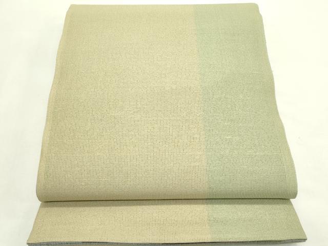 平和屋着物*夏物 両面 六通柄袋帯 斜線文 金彩 正絹 逸品 CABL5238rv