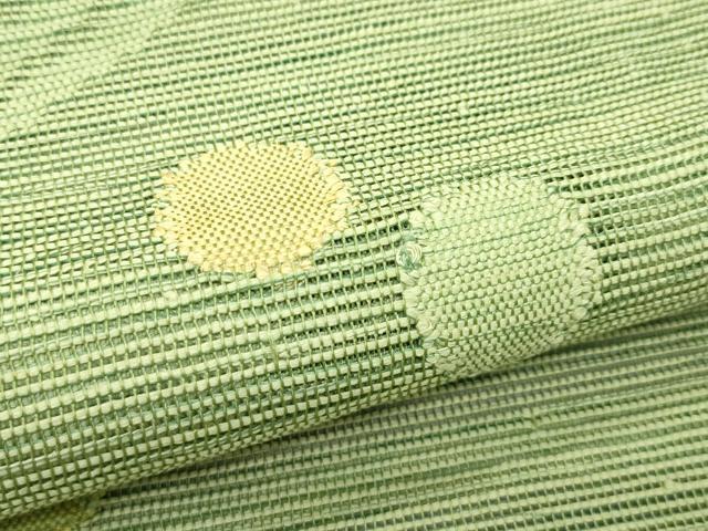 平和屋着物*夏物 八寸名古屋帯 露芝文 正絹 逸品 CABL5271rv