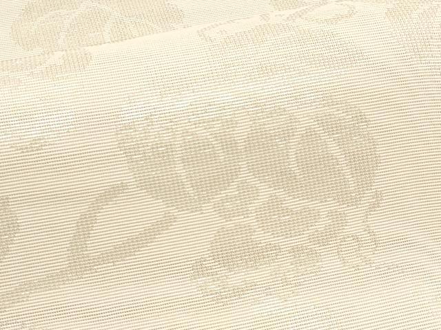 平和屋着物*夏物 六通柄袋帯 葡萄蔦の葉文 銀糸 CABL5287rv