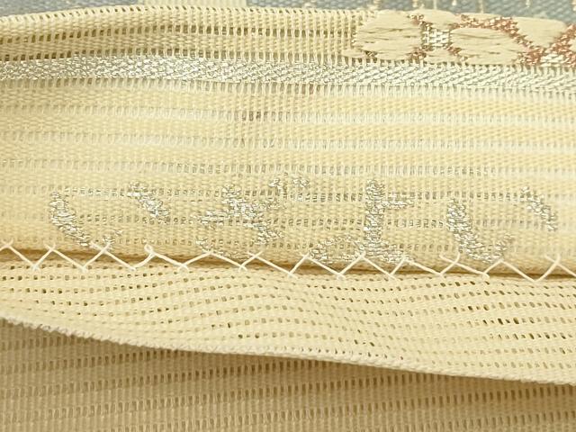 平和屋着物*夏物 六通柄袋帯 唐織 色紙重ね草花文 紫陽花 いざよい 金銀糸 正絹 逸品 未使用 CABL5292rv