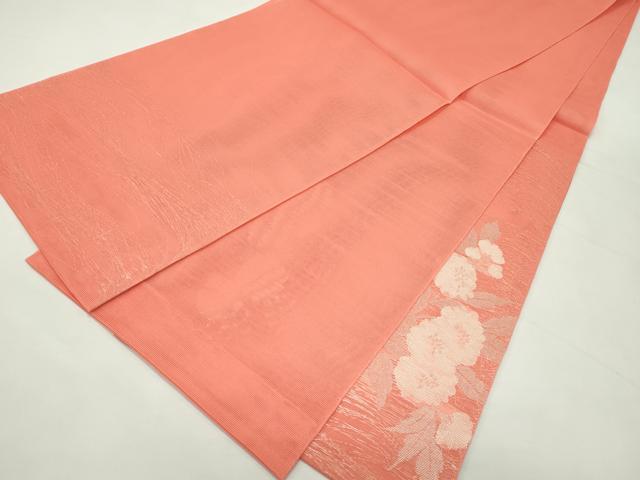 平和屋着物*夏物 太鼓柄 本袋帯 草花文 銀糸 正絹 逸品 未使用 CABL5328rv