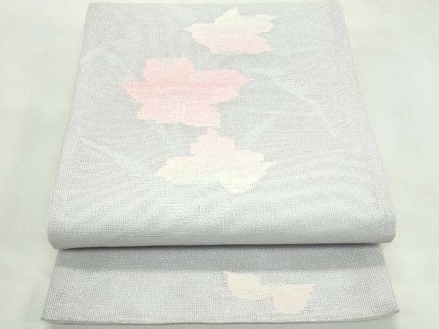 平和屋着物*夏物 六通柄袋帯 舞花文 ラメ糸 CABL5352rv