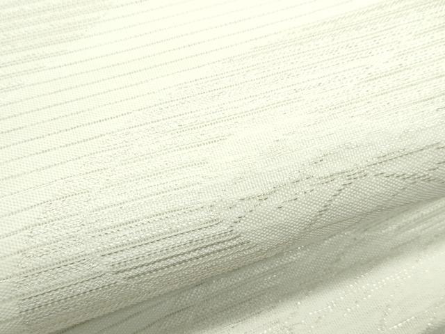 平和屋着物*夏物 西陣 川島織物 <英>はなぶさ謹製 六通柄 京袋帯 芝草文 銀糸 たとう紙付き CABL5358rv