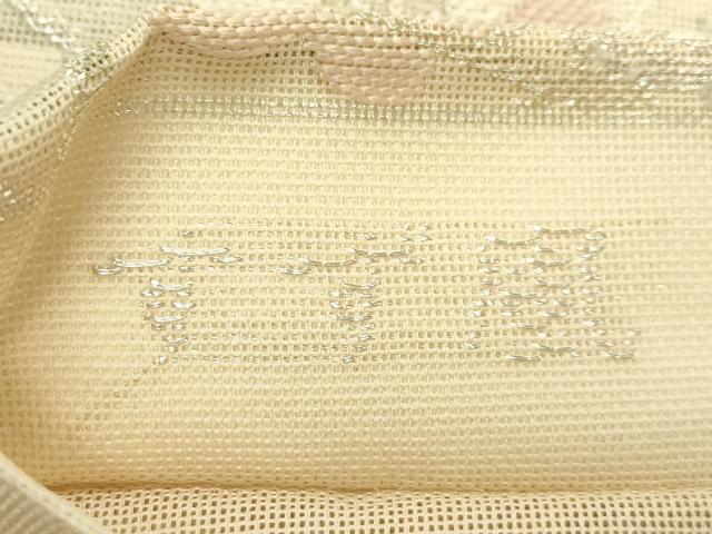 平和屋着物*夏物 六通柄袋帯 すず風 籬秋草文 金銀糸 正絹 逸品 CABL5365rv