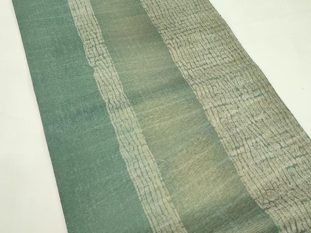 平和屋着物*夏物 六通柄袋帯 間道 金彩 正絹 逸品 未使用 CABL5367rv
