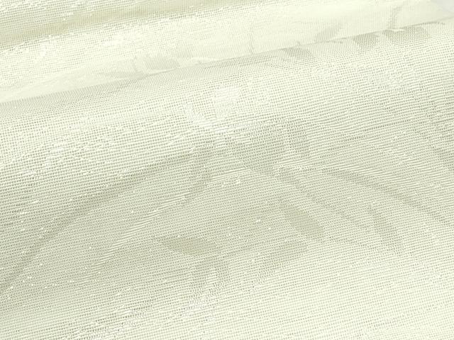 平和屋着物*夏物 六通柄袋帯 草花文 銀糸 CABL5368rv