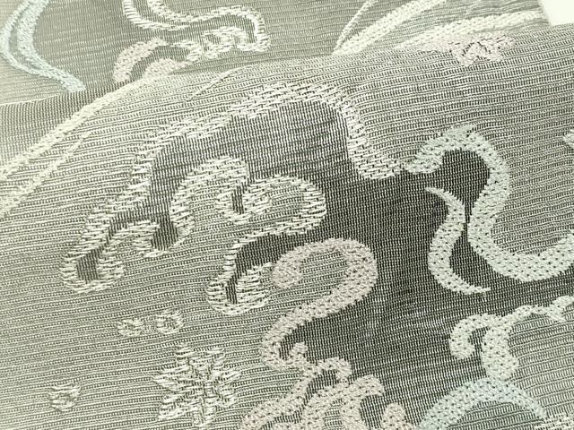 平和屋着物*夏物 六通柄袋帯 竜田川 銀糸 正絹 逸品 CABL5372rv