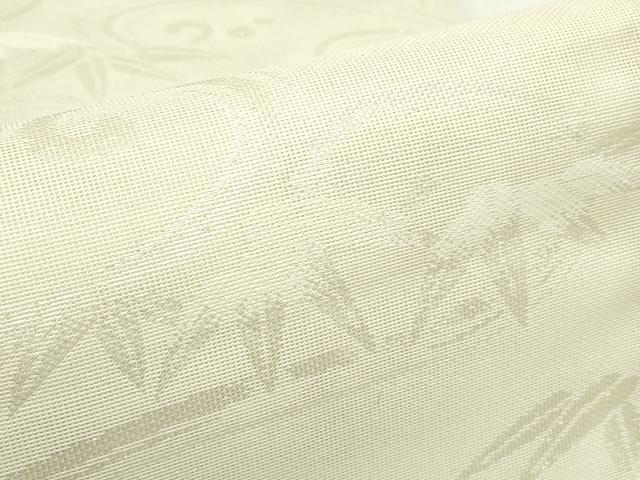 平和屋着物*夏物 六通柄袋帯 流水笹文 銀糸 正絹 逸品 未使用 CABL5376rv