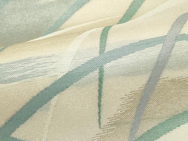 平和屋着物*夏物 六通柄袋帯 芝草文 金銀糸 正絹 逸品 CABL5378rv