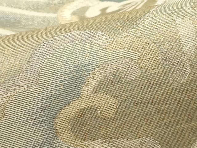 平和屋着物*夏物 六通柄袋帯 立波文 金銀糸 正絹 逸品 CABL5402rv