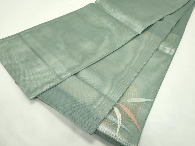 平和屋着物*夏物 太鼓柄袋帯 草木文 金銀糸 正絹 逸品 未使用 CABL5433rv