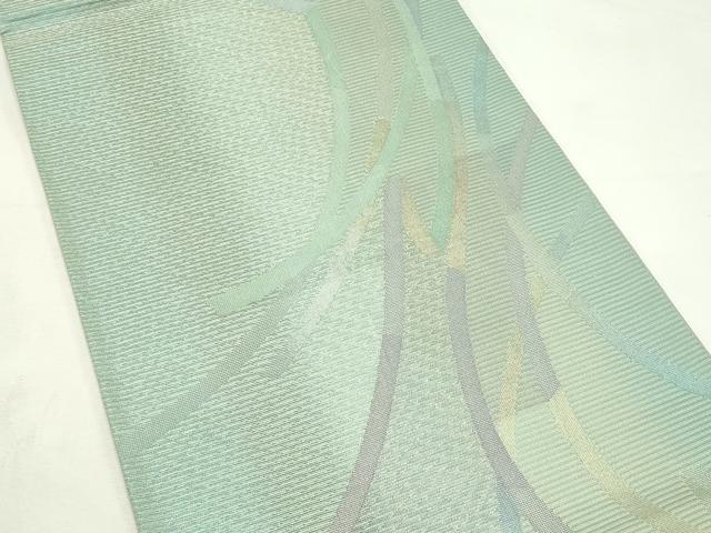 平和屋着物*夏物 六通柄袋帯 抽象文 金銀糸 正絹 逸品 CABL5443rv
