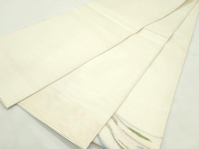 平和屋着物*夏物 太鼓柄袋帯 絽綴れ 抽象文 金銀糸 正絹 逸品 未使用 CABL5444rv