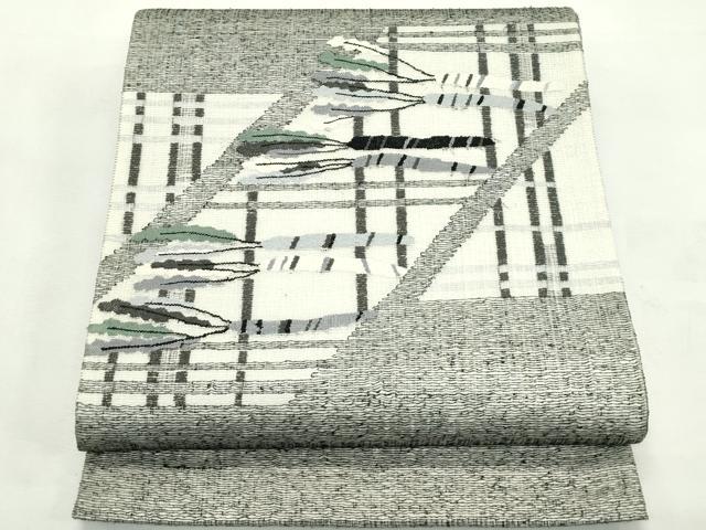 平和屋着物*夏物 太鼓柄袋帯 すくい織 成り物 正絹 逸品 CABL5449rv
