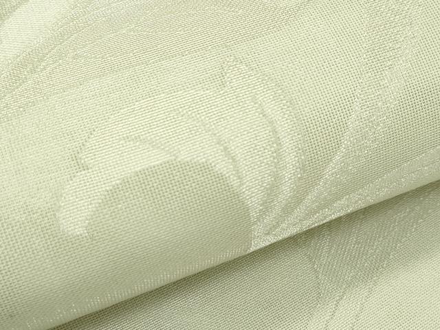 平和屋着物*夏物 六通柄袋帯 花唐草文 銀糸 正絹 逸品 CABL5456rv