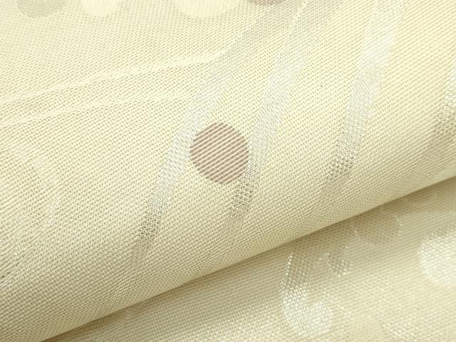 平和屋着物*夏物 六通柄袋帯 立波文 銀糸 正絹 逸品 CABL5465rv