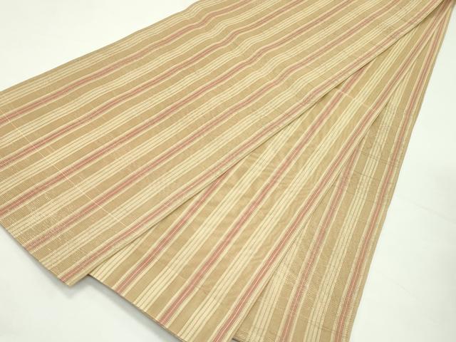 平和屋着物*夏物 六通柄袋帯 花間道 金糸 正絹 逸品 CABL5541rv