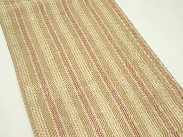 平和屋着物*夏物 六通柄袋帯 花間道 金糸 正絹 逸品 CABL5541rv