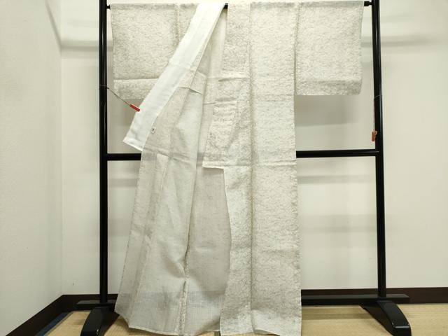 平和屋着物*夏物 紗紬 笹文 正絹 逸品 CABL5610ou